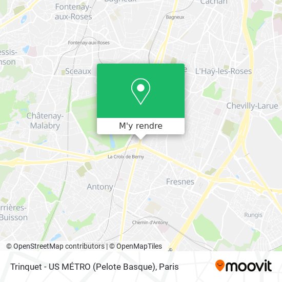 Trinquet - US MÉTRO (Pelote Basque) plan