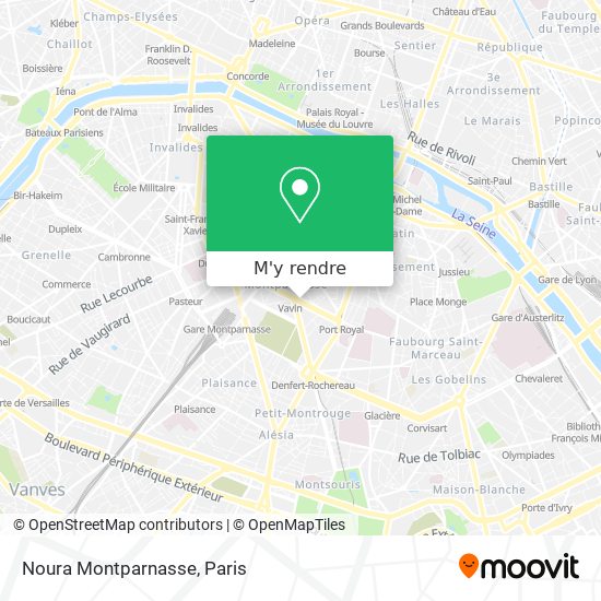 Noura Montparnasse plan