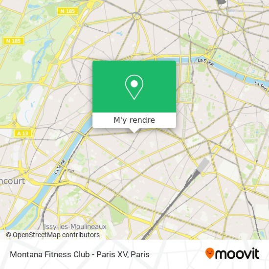 Montana Fitness Club - Paris XV plan