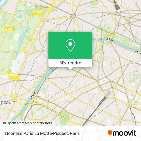 Neoness Paris La Motte-Picquet plan