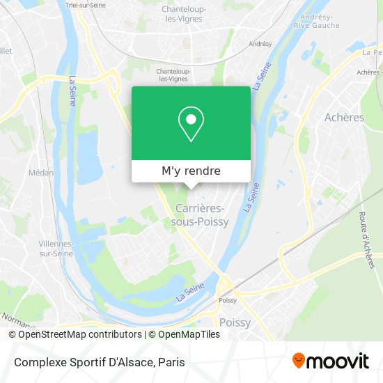Complexe Sportif D'Alsace plan