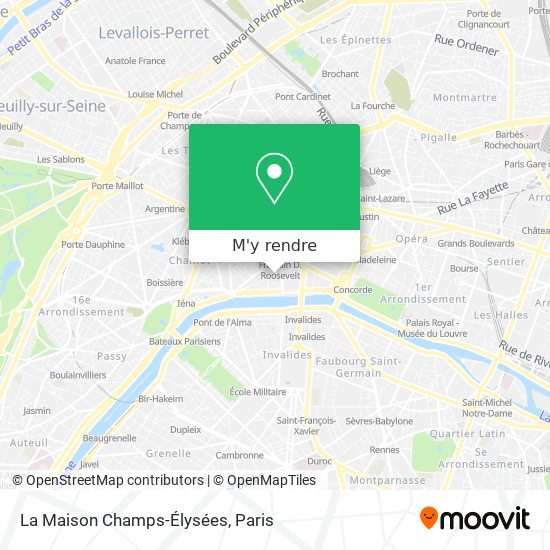 La Maison Champs-Élysées plan