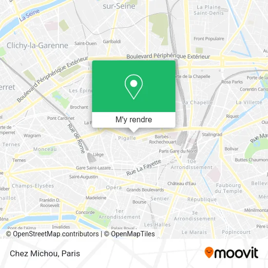 Chez Michou plan