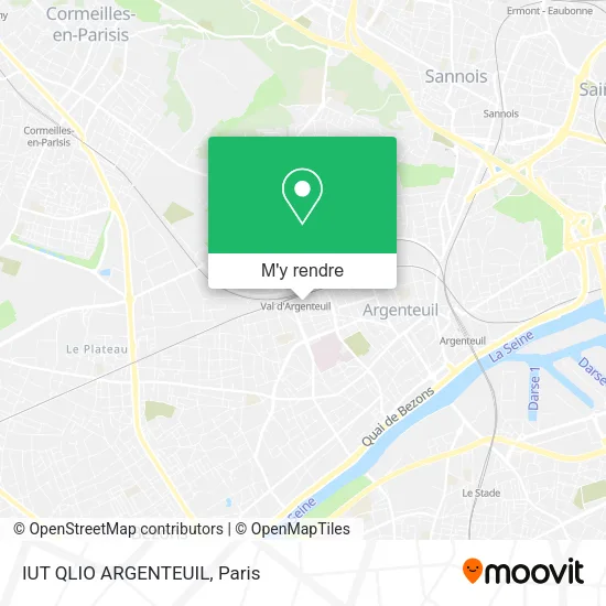 IUT QLIO ARGENTEUIL plan