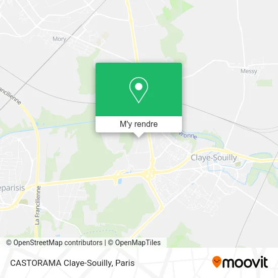 CASTORAMA Claye-Souilly plan