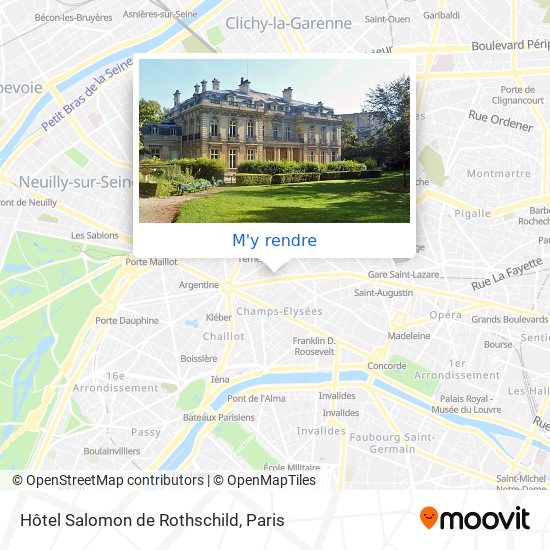 Hôtel Salomon de Rothschild plan