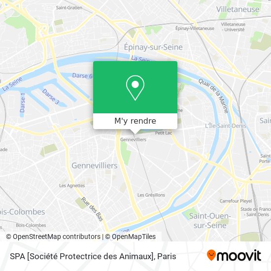 SPA [Société Protectrice des Animaux] plan