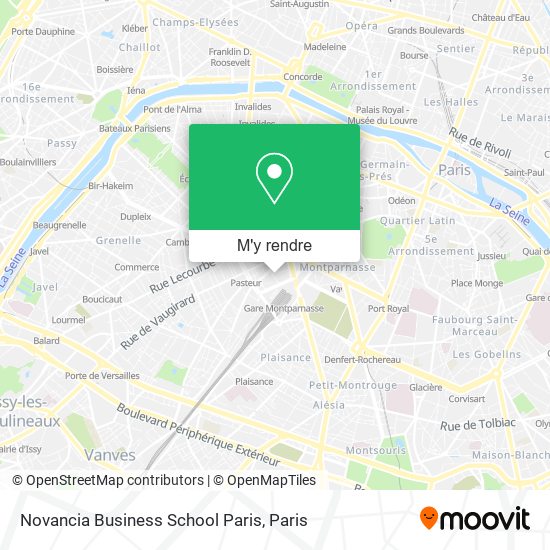 Novancia Business School Paris plan