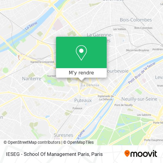 IESEG - School Of Management Paris plan