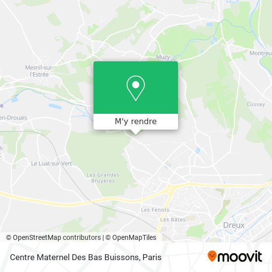 Centre Maternel Des Bas Buissons plan
