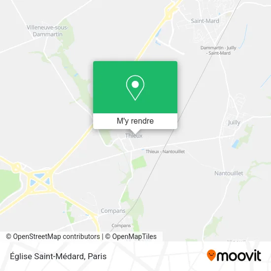 Église Saint-Médard plan