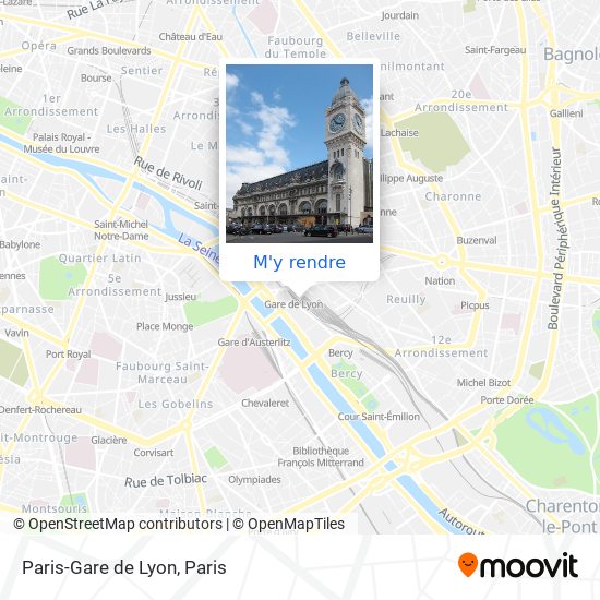 Paris-Gare de Lyon plan