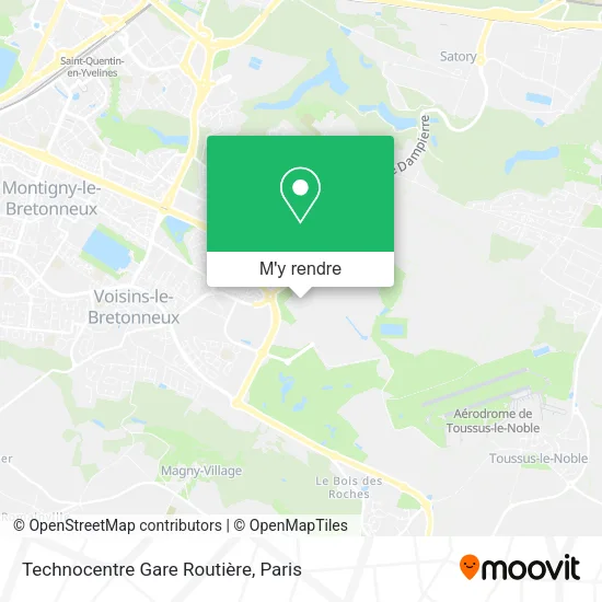 Technocentre Gare Routière plan