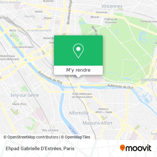 Ehpad Gabrielle D'Estrées plan