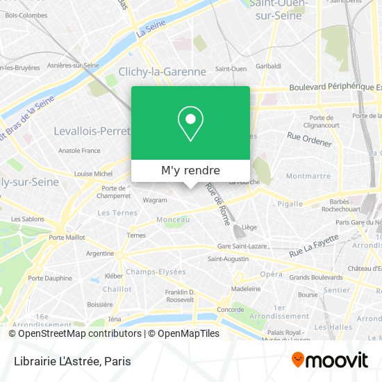 Librairie L'Astrée plan