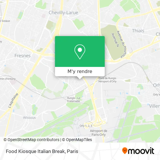 Food Kiosque Italian Break plan