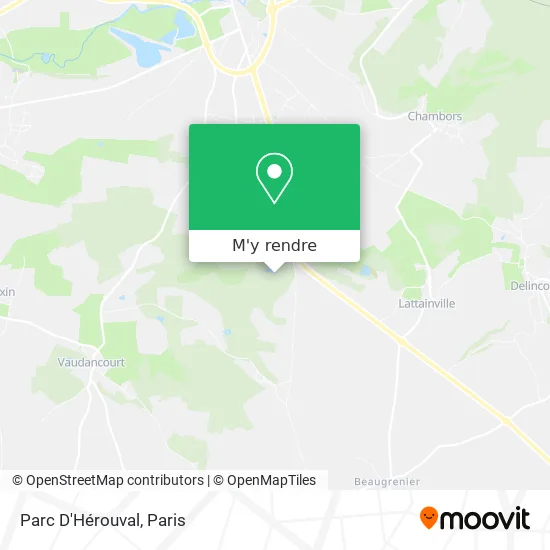 Parc D'Hérouval plan