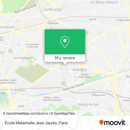 École Maternelle Jean Jaurès plan
