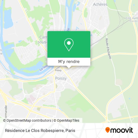 Résidence Le Clos Robespierre plan