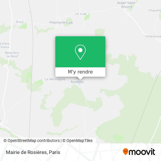 Mairie de Rosières plan