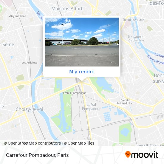 Carrefour Pompadour plan