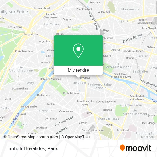 Timhotel Invalides plan