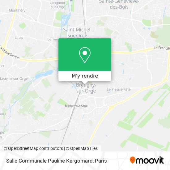 Salle Communale Pauline Kergomard plan