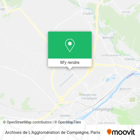 Archives de L'Agglomération de Compiègne plan