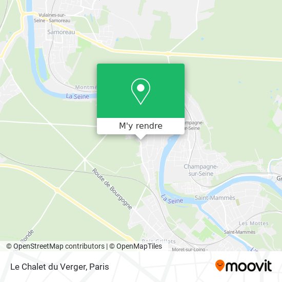 Le Chalet du Verger plan