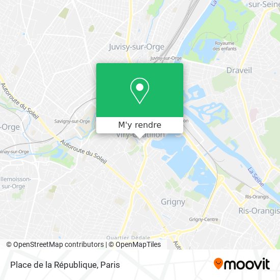 Place de la République plan