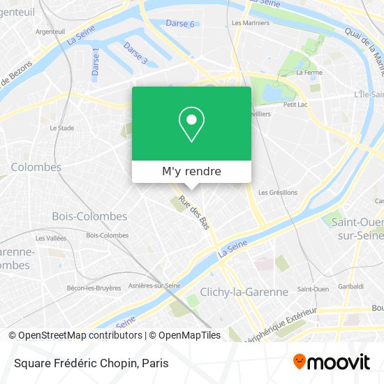 Square Frédéric Chopin plan