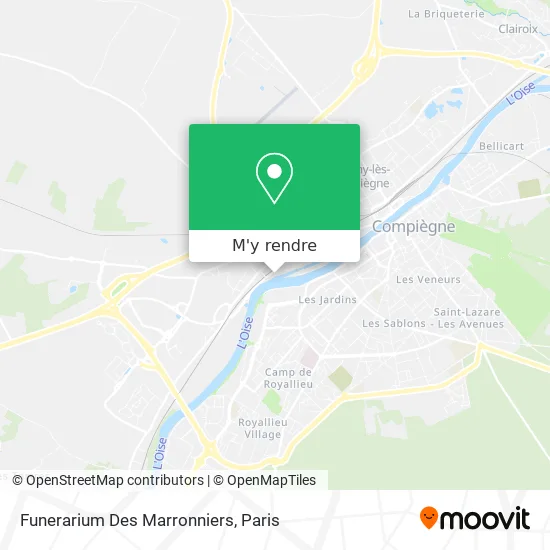 Funerarium Des Marronniers plan