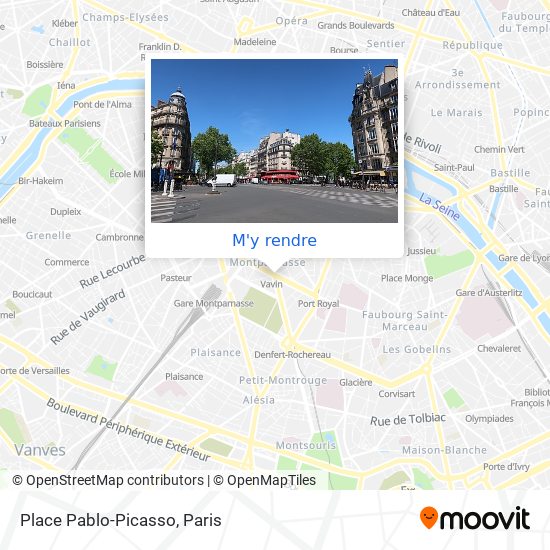 Place Pablo-Picasso plan