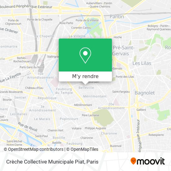 Crèche Collective Municipale Piat plan