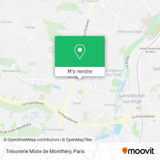 Trésorerie Mixte de Montlhéry plan