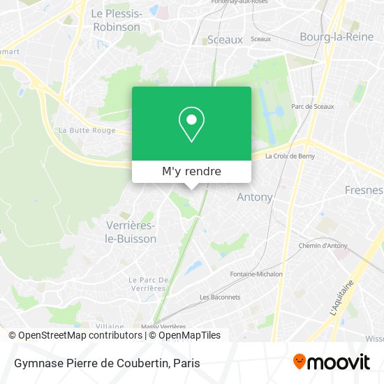Gymnase Pierre de Coubertin plan
