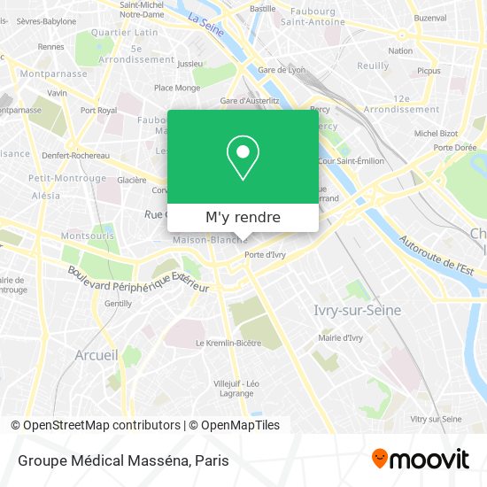 Groupe Médical Masséna plan