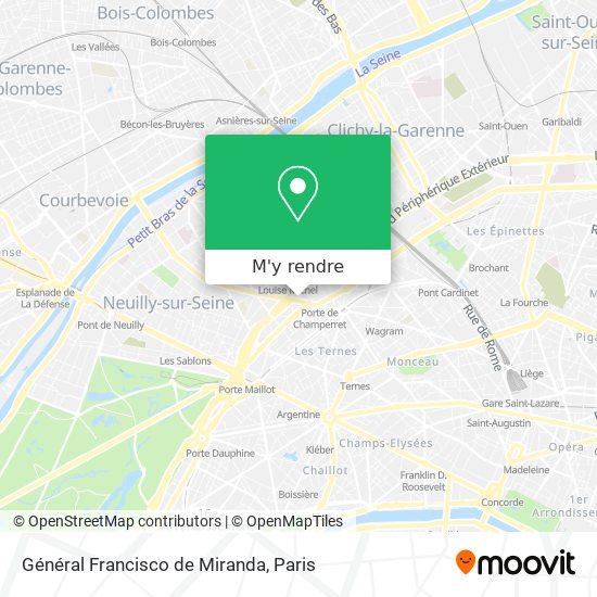 Général Francisco de Miranda plan
