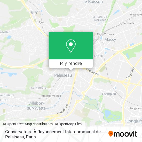 Conservatoire À Rayonnement Intercommunal de Palaiseau plan