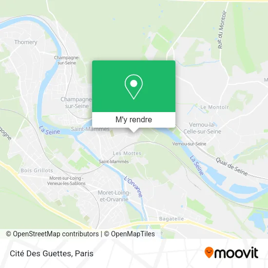 Cité Des Guettes plan