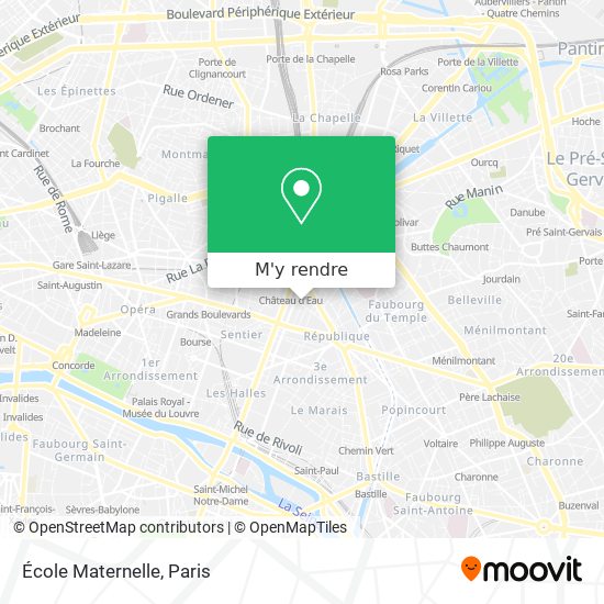 École Maternelle plan