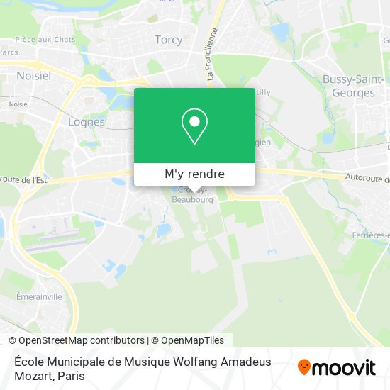 École Municipale de Musique Wolfang Amadeus Mozart plan