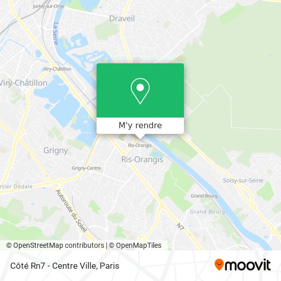 Côté Rn7 - Centre Ville plan