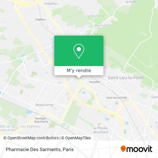 Pharmacie Des Sarments plan