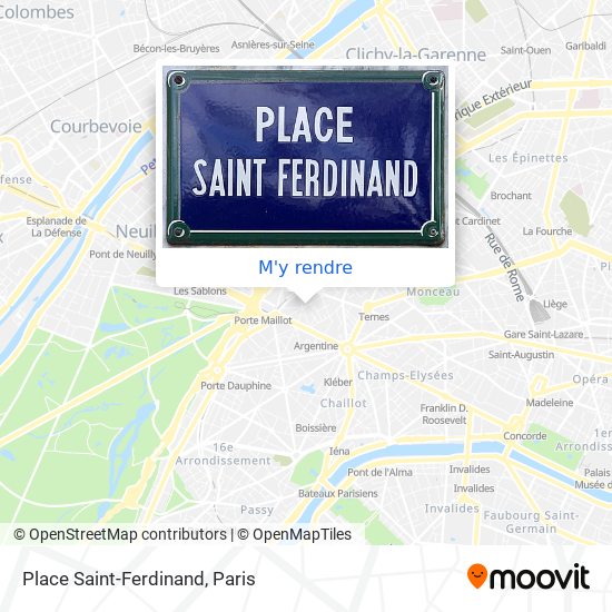Place Saint-Ferdinand plan