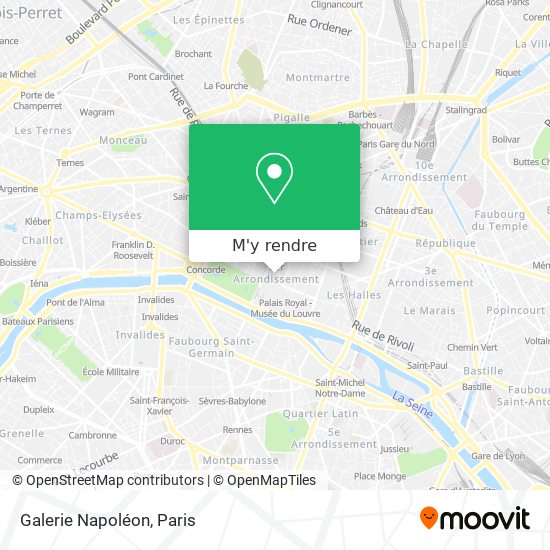 Galerie Napoléon plan