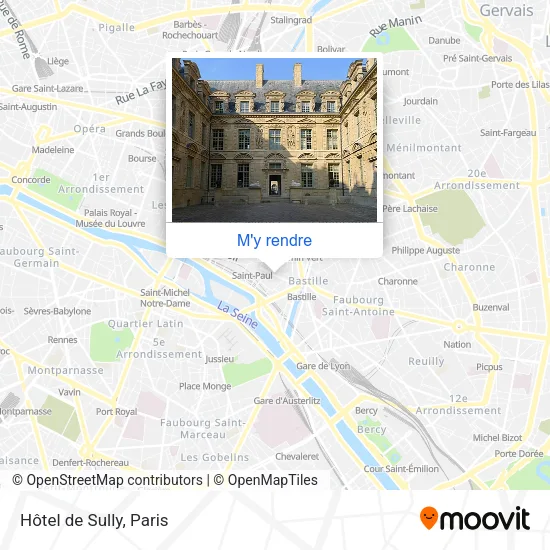 Hôtel de Sully plan