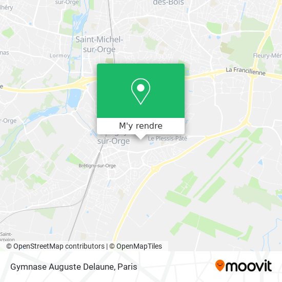 Gymnase Auguste Delaune plan