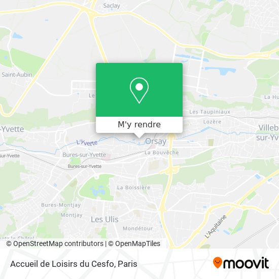 Accueil de Loisirs du Cesfo plan