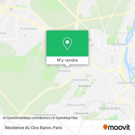 Résidence du Clos Baron plan